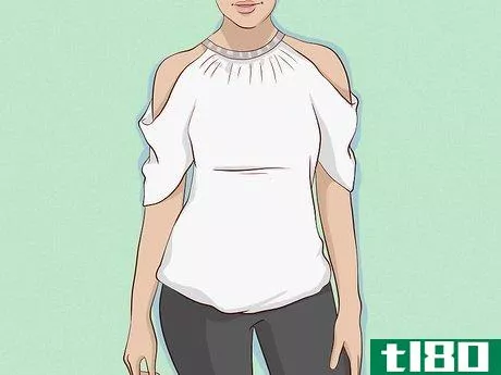 Image titled Dress when You Have Broad Shoulders Step 1