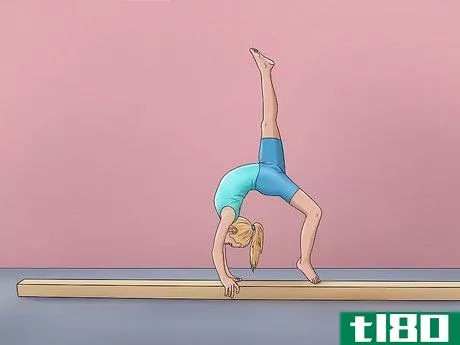 Image titled Do to Back Walkovers on the Beam Step 9