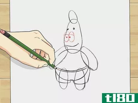 Image titled Draw Patrick from SpongeBob SquarePants Step 4