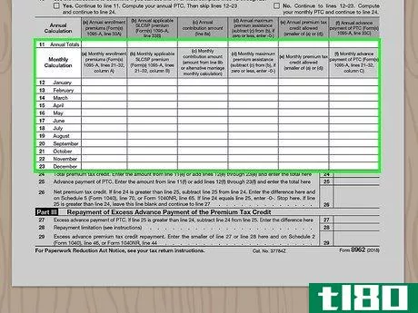 Image titled Fill Out Form 8962 Step 10