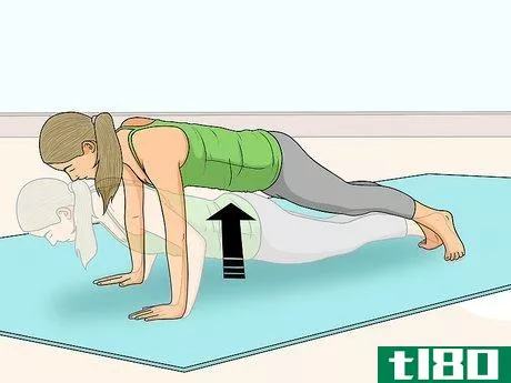 Image titled Do a Pilates Push Up Step 6