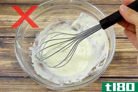 如何搅拌过多的奶油(fix over‐whipped cream)