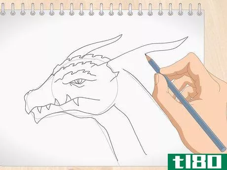 Image titled Draw a Dragon Head Step 8