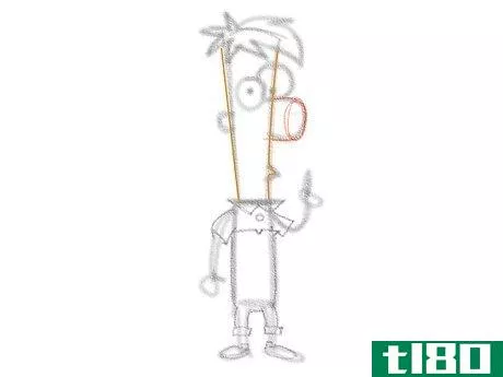 Image titled Draw Ferb Fletcher from Phineas and Ferb Step 7