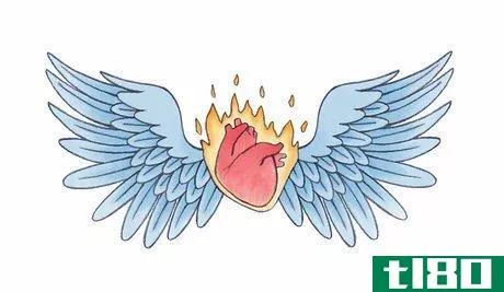 Image titled Draw a Heart with Wings Step 14