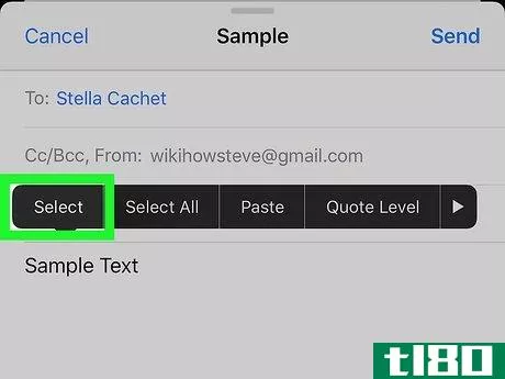 Image titled Embolden, Italicize, and Underline Email Text with iOS Step 6