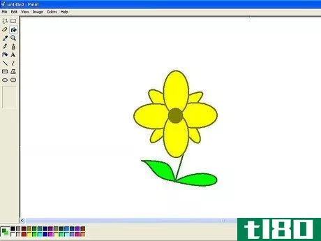 Image titled Draw a Flower in Microsoft Paint Step 17