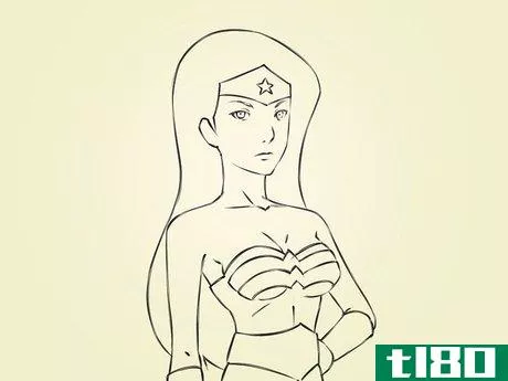 Image titled Draw Wonder Woman Step 8