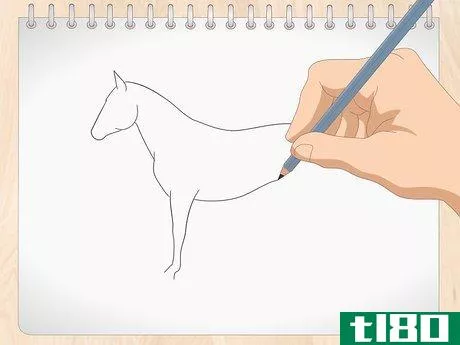Image titled Draw a Simple Horse Step 8