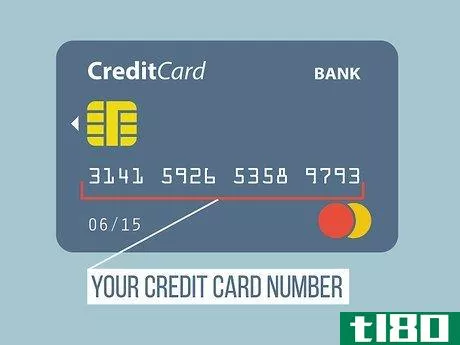 如何找到你的信用卡账号(find your credit card account number)