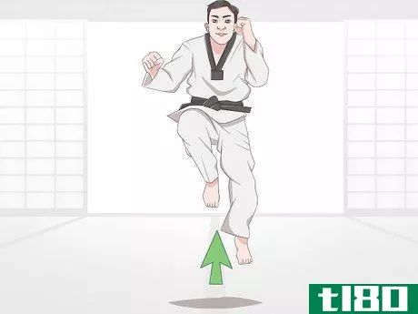 Image titled Execute Jump Kicks (Twio Chagi) in Taekwondo Step 44