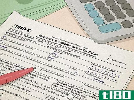 Image titled Fill Out a US 1040X Tax Return Step 1