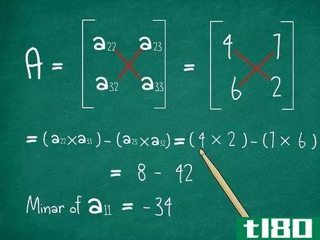 Image titled Find the Determinant of a 3X3 Matrix Step 4