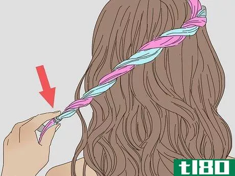 Image titled Do a Twisted Crown Hairstyle Step 17