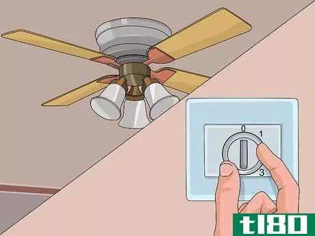 Image titled Fix a Squeaking Ceiling Fan Step 1
