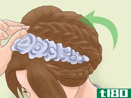 Image titled Do a Braided Flower Crown Hairstyle Step 9