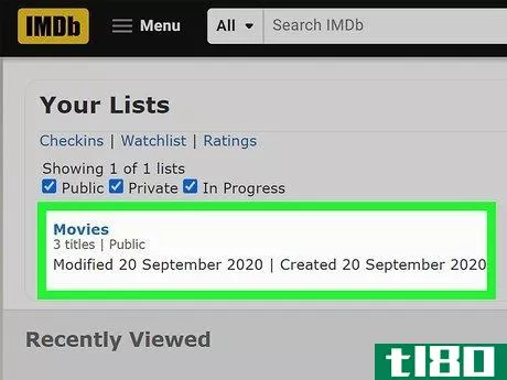 Image titled Export Your IMDb Custom Lists to a CSV File Step 4