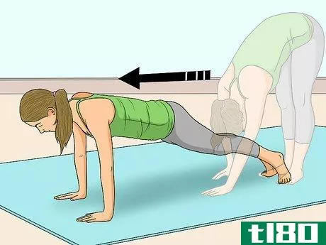 Image titled Do a Pilates Push Up Step 4