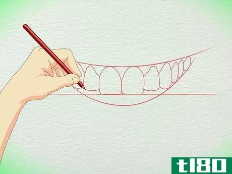 Image titled Draw Teeth Step 8