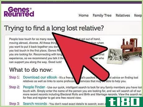 Image titled Find Lost or Missing Relatives Online Step 5