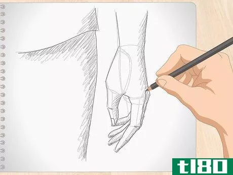 Image titled Draw Anime Hands Step 11