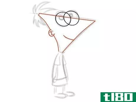 Image titled Draw Phineas Flynn from Phineas and Ferb Step 11