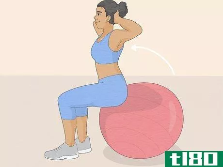 Image titled Do Sit Ups With an Exercise Ball Step 5