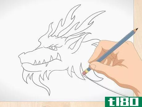 Image titled Draw a Dragon Head Step 18