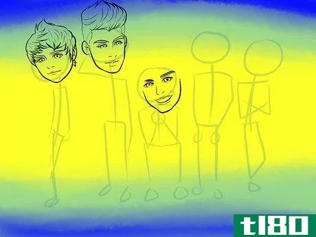 Image titled Draw One Direction Step 7