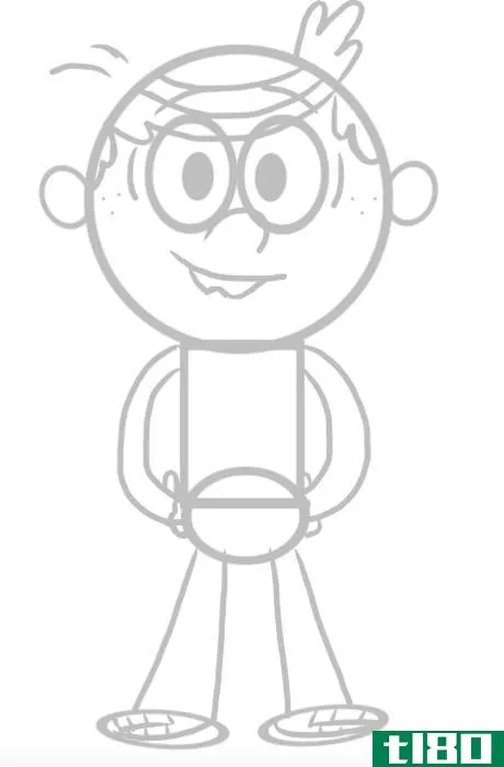 Image titled How to Draw Lincoln Loud from The Loud House Step 5.png