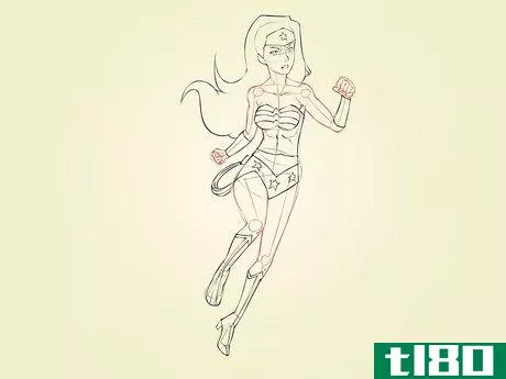Image titled Draw Wonder Woman Step 16