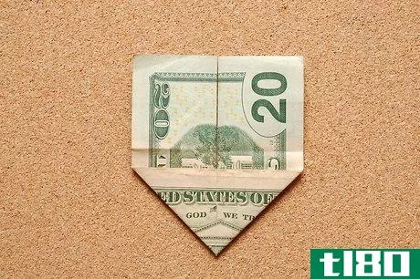 Image titled Fold a $20 Bill Into a Picture of the Twin Towers Step 3