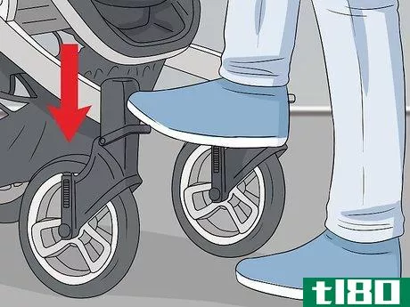 Image titled Fold a Graco Stroller Step 1
