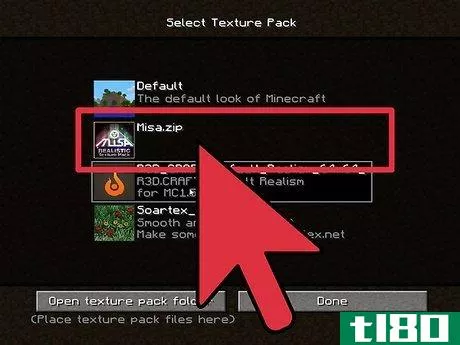 Image titled Download a Texture Pack in Minecraft Step 10