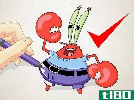 Image titled Draw Mr. Krabs from SpongeBob SquarePants Step 15