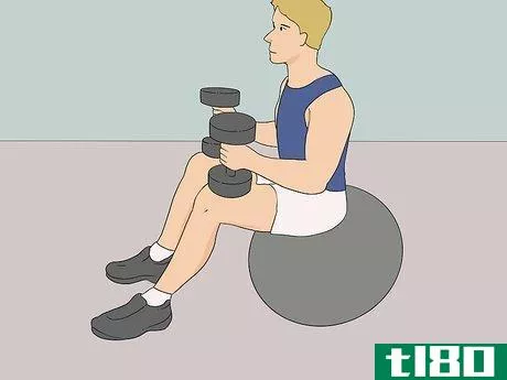 Image titled Do Balance Ball Dumbell Chest Press Step 1.jpeg