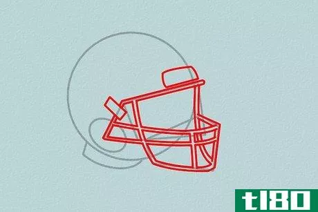Image titled Draw a Football Helmet Step 13