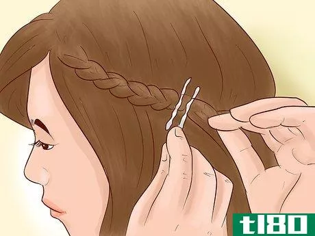 Image titled Do a Braided Flower Crown Hairstyle Step 5