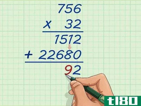 Image titled Do Long Multiplication Step 10