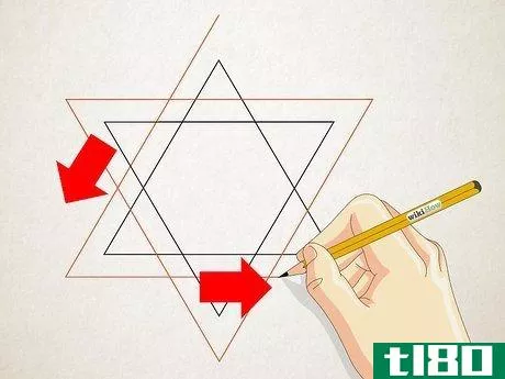 Image titled Draw the Star of David Step 3