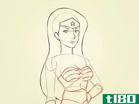 Image titled Draw Wonder Woman Step 6