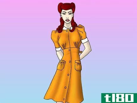 Image titled Dress in American 1940s Fashion Step 2