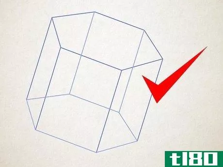 Image titled Draw a Hexagonal Prism Step 9