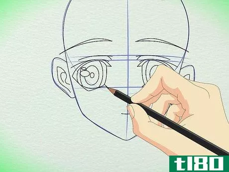 Image titled Draw Manga Faces in Basic Sketching Step 8