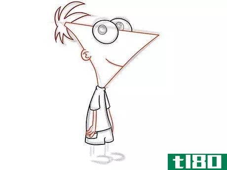 Image titled Draw Phineas Flynn from Phineas and Ferb Step 17