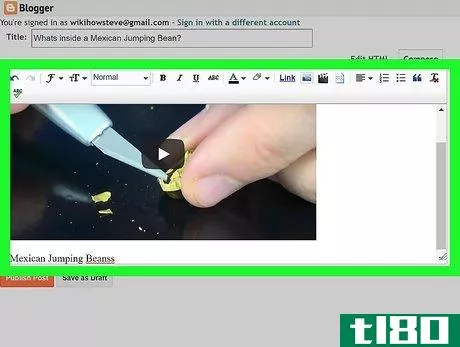 Image titled Embed a YouTube Video in a Blogger Blog Step 4