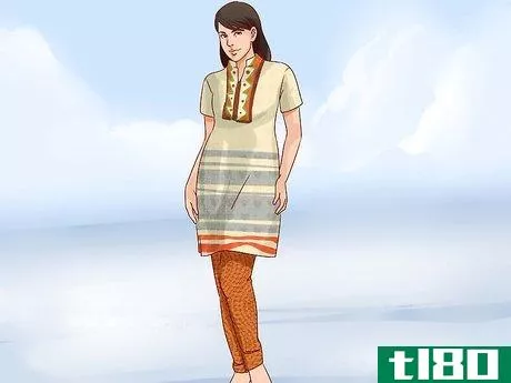 Image titled Dress in a Salwar Kameez from India Step 11