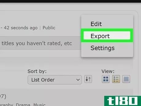 Image titled Export Your IMDb Custom Lists to a CSV File Step 6