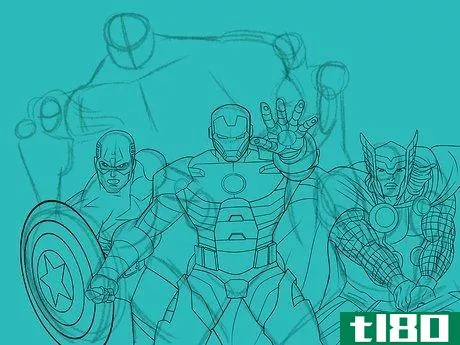 Image titled Draw the Avengers Step 9
