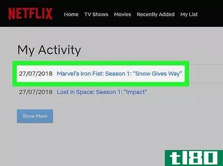 Image titled Delete Recently Watched Movies or Shows on Netflix Step 6